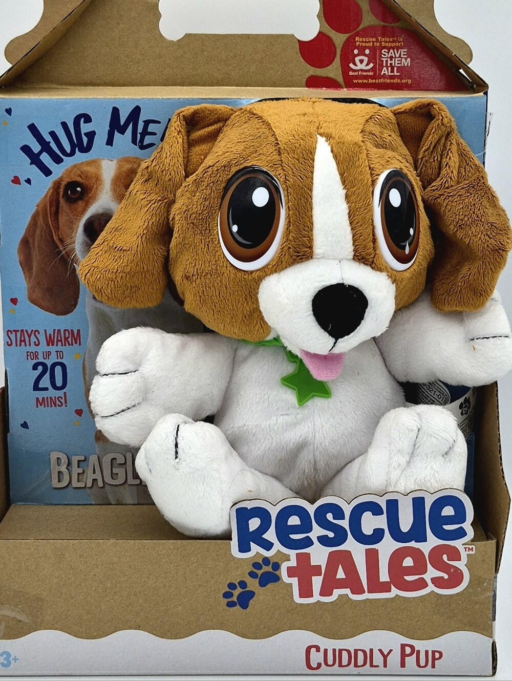 🐶 Little Tikes Rescue Tales Beagle Cuddly Pup Warmable Plush NWT